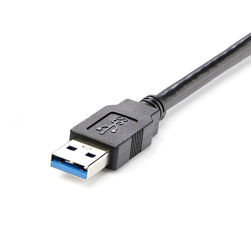StarTech USB3SEXT5DKB 5 ft Black Desktop SuperSpeed USB 3.0 Extension Cable - A to A M/F